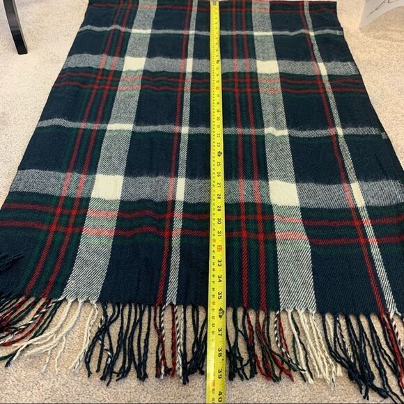 NAVY Cream Red Green Long Fluffy Warm Scarf 💥 - Picture 3 of 5